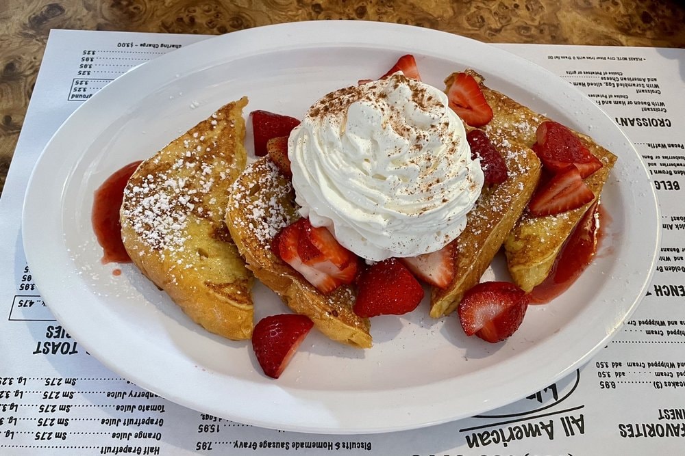 French toast at City Diner